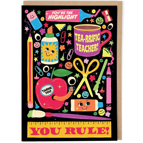 Thank You Teacher Lost Plots Card