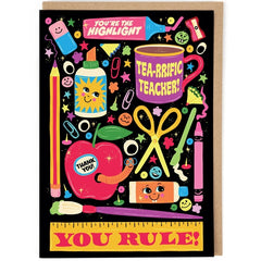 Thank You Teacher Lost Plots Card