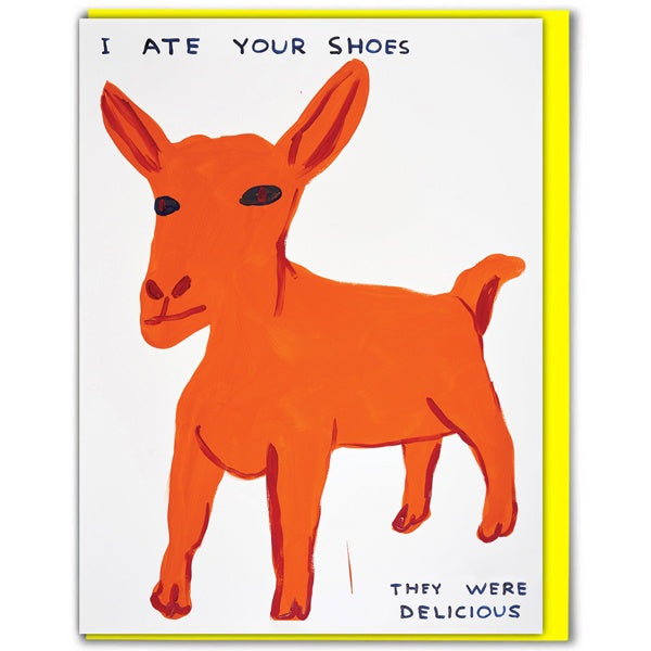 Ate Your Shoes Card