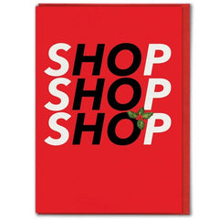 sHOp sHOp sHOp Christmas Card