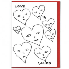 Love Is Weird Valentines Card