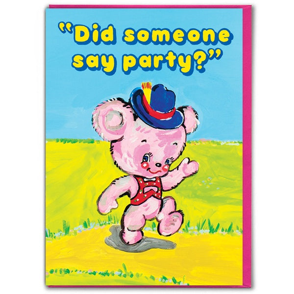 Someone Say Party Card