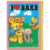 I Love Cake Birthday Card