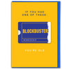 Blockbuster Birthday Card