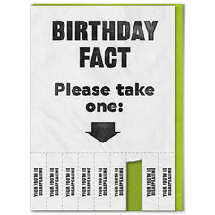 Youth Disappearing Birthday Card