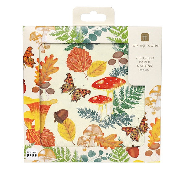 Midnight Forest Autumn Napkins 21 Pack