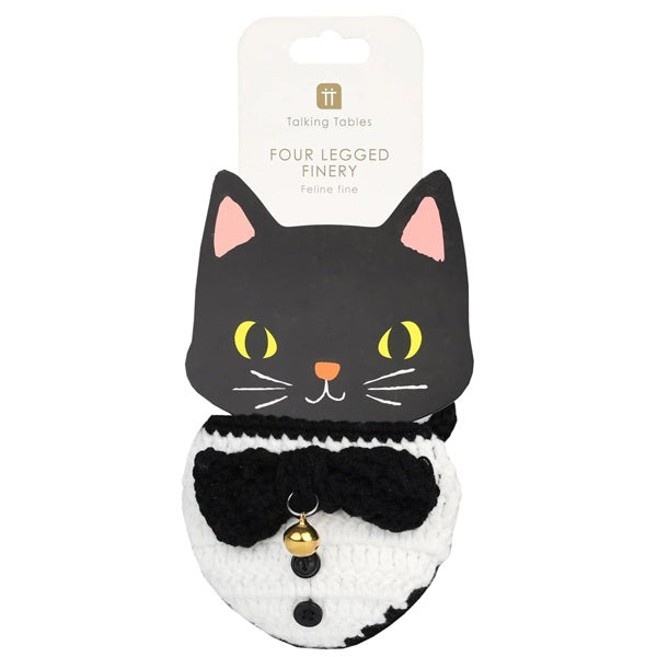 Cat or Dog Crochet Tux Bandana