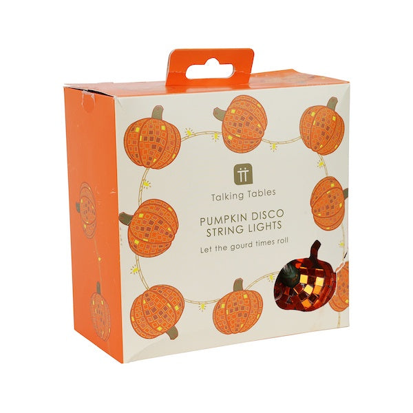 Autumn Hues Pumpkin Disco String Lights