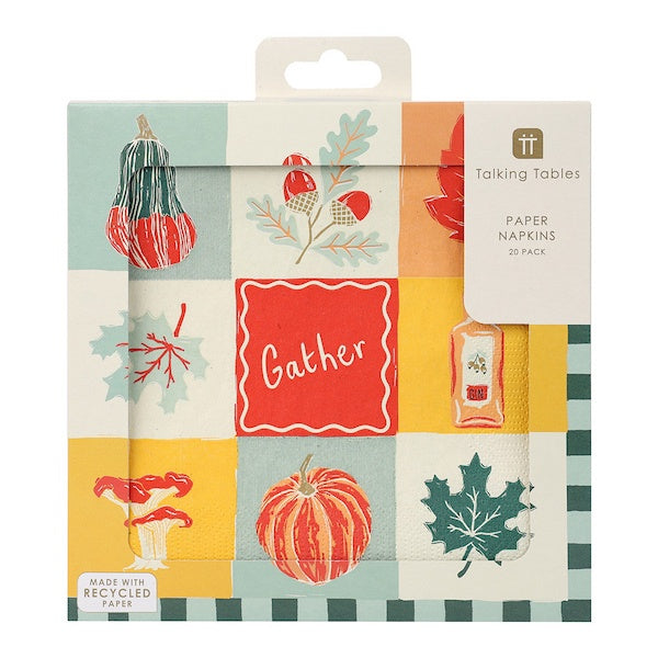 Autumn Hue Napkins 21pk