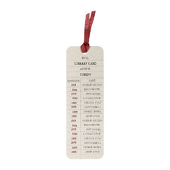 Library Card Bookmark