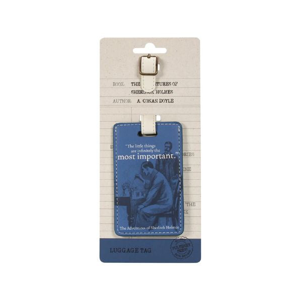 Pulteney Press Sherlock Holmes PU Luggage Tag
