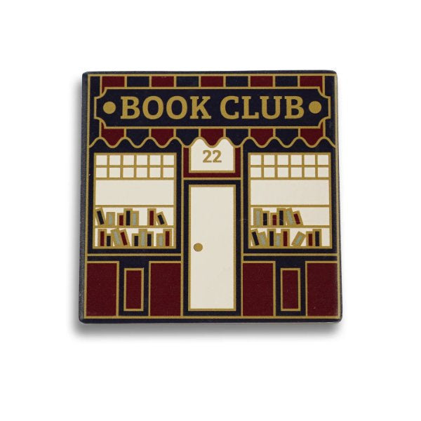 Book Club Ceramic Coaster