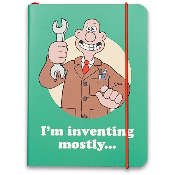 Wallace Inventing Wallace and Gromit A6 Softcover Notebook
