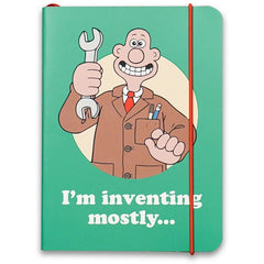 Wallace Inventing Wallace and Gromit A6 Softcover Notebook