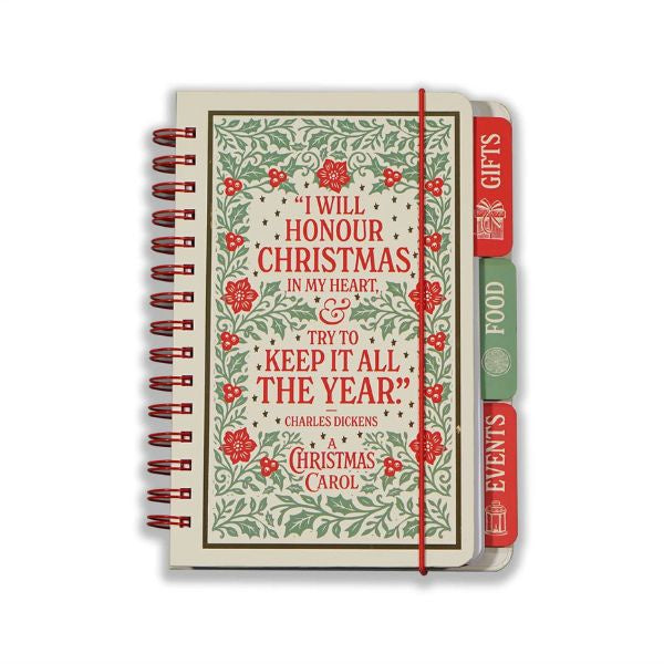 A Christmas Carol A5 Spiral Get Organised Notebook