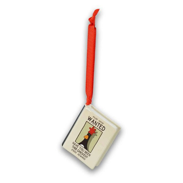 Wallace and Gromit Feathers Book Hanging Decoration
