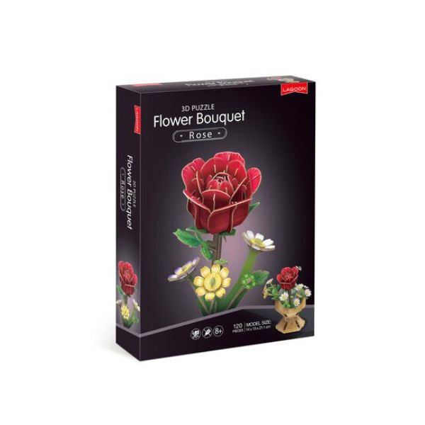 3D Rose Flower Bouquet Puzzle