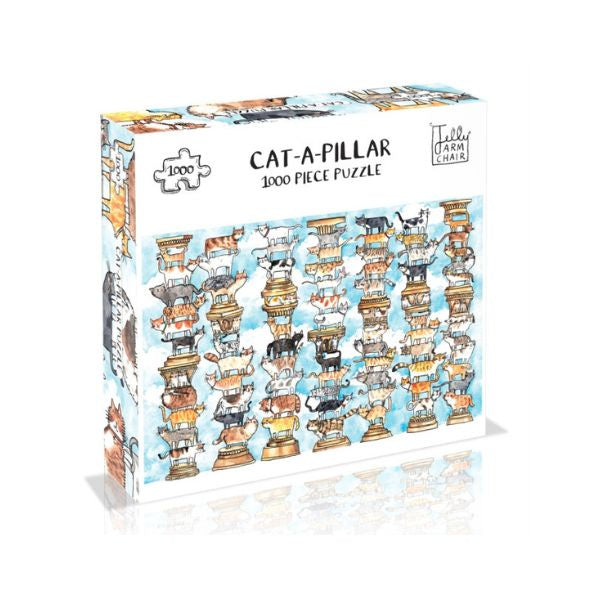 Cat A Pillar 1000 Piece Jigsaw Puzzle