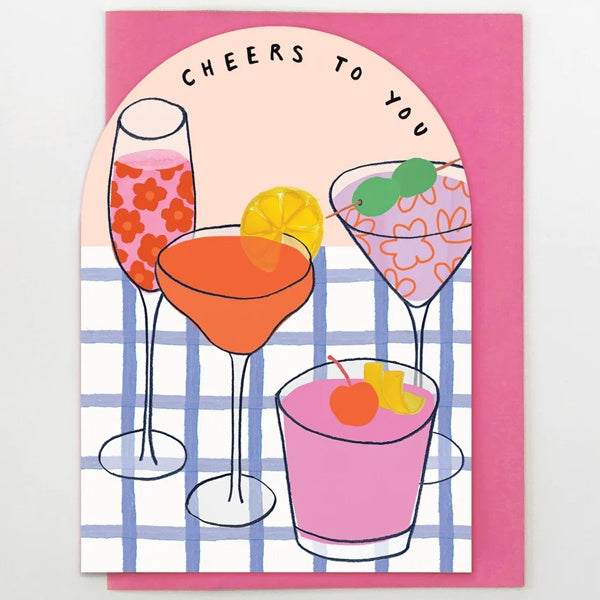Cheers To You Drinks Card