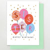 Happy Birthday Sister Balloons Card