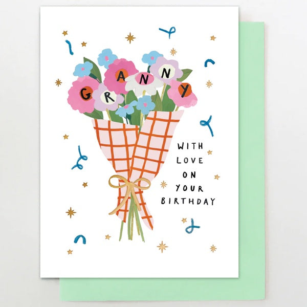 Granny With Love Birthday Card