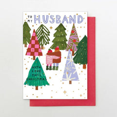 Christmas Woodland Husband Christmas Card