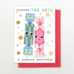 Crackin Christmas to You Both Christmas Card