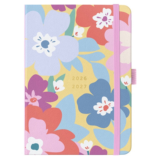 2026/2027 MidYear A6 To Do Floral Diary