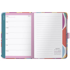 2026/2027 MidYear A6 To Do Floral Diary