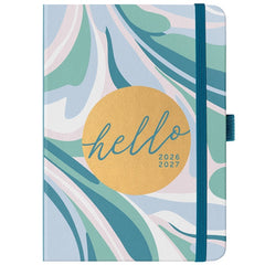 2026/2027 MidYear A6 To Do Marble Diary