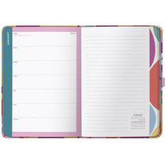 2026/2027 Mid-Year A5 To Do Floral Diary