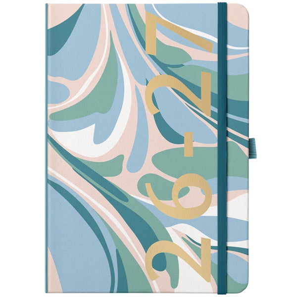 2026/2027 Mid-Year A5 To Do Marble Diary