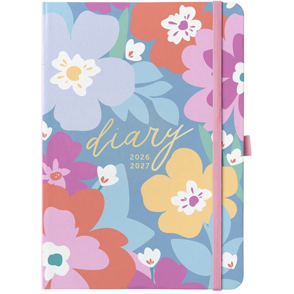 2026/2027 Mid-Year 17 Month Floral Diary