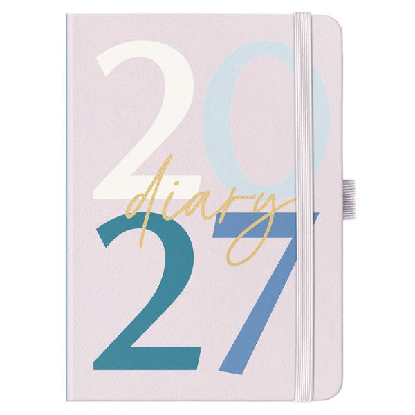 2027 Pink Graphic Number A6 To Do Planner