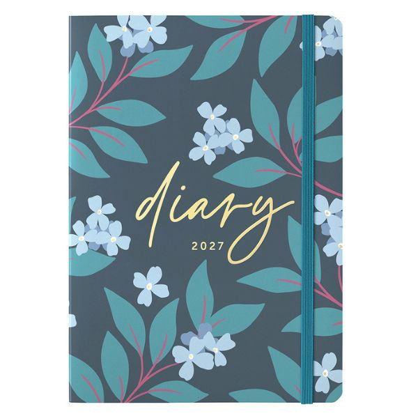 2027 Charcoal Ditsy Floral Everyday Diary