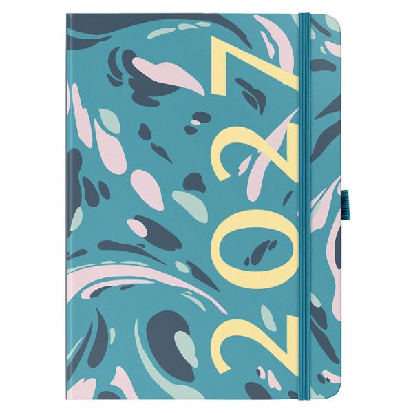 2027 Teal Marble Perfect Planner