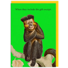 Gift Receipt Greeting Card