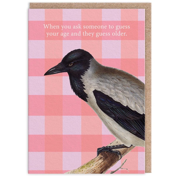 They Guess Older Greeting Card