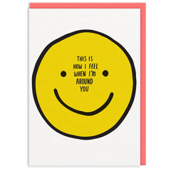 This is How I Feel Valentine's Day Card