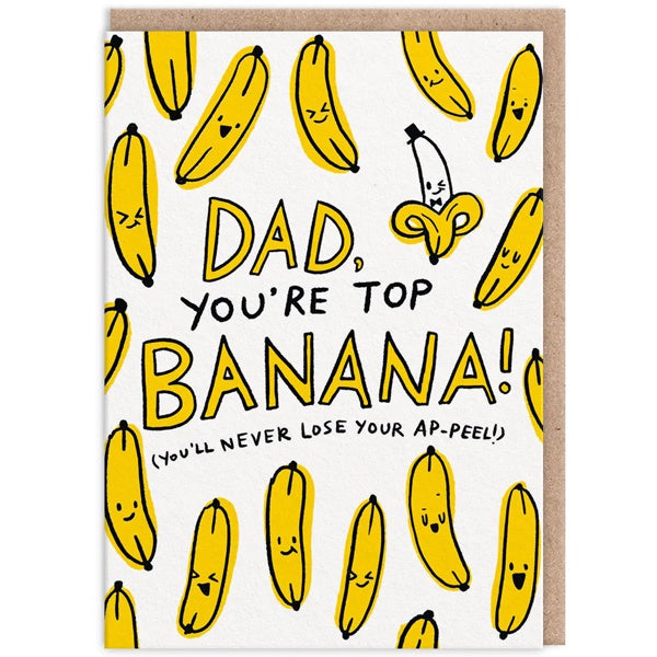 Dad Top Banana Card