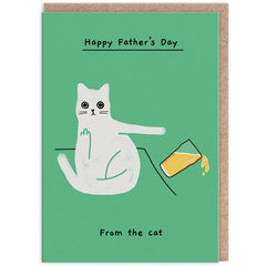 Happy Fathers Day Pint Glass Card