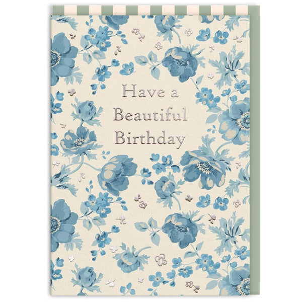 Blue Anenome Cath Kidston Birthday Card