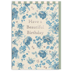 Blue Anenome Cath Kidston Birthday Card
