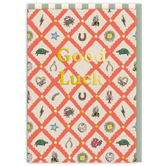 Cath Kidston Charms Good Luck Card