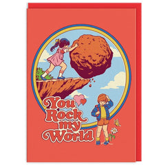 You Rock My World Valentines Day Card