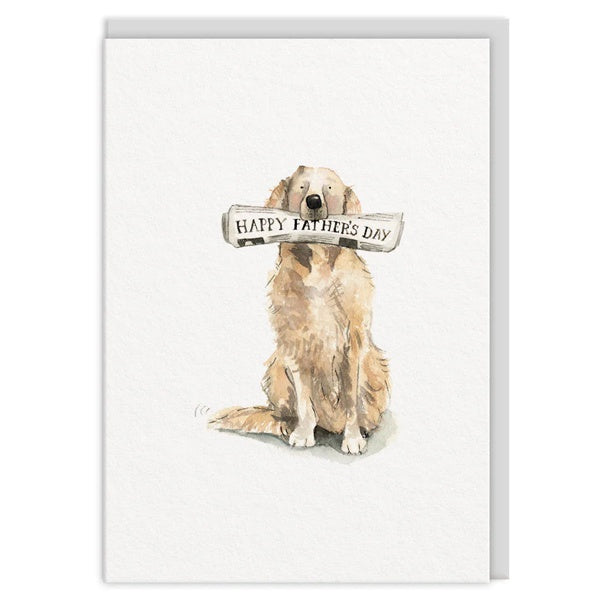 Happy Father's Day Dog Greeting Card