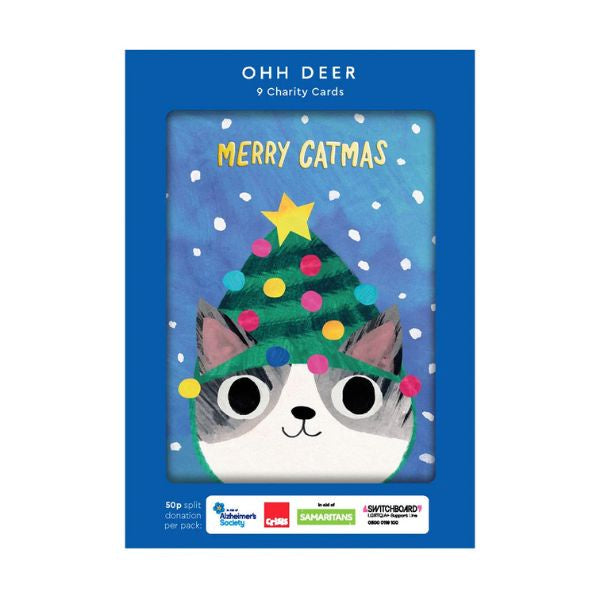 Cat Charity Christmas Card Pack