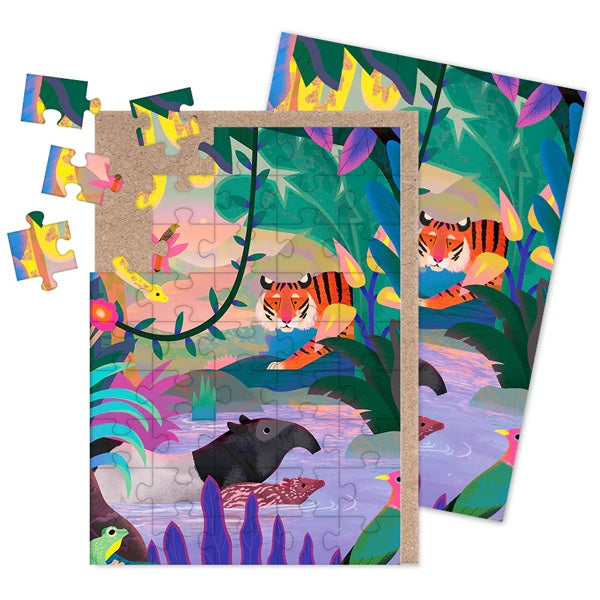 Jungle Jigsaw Greeting Card