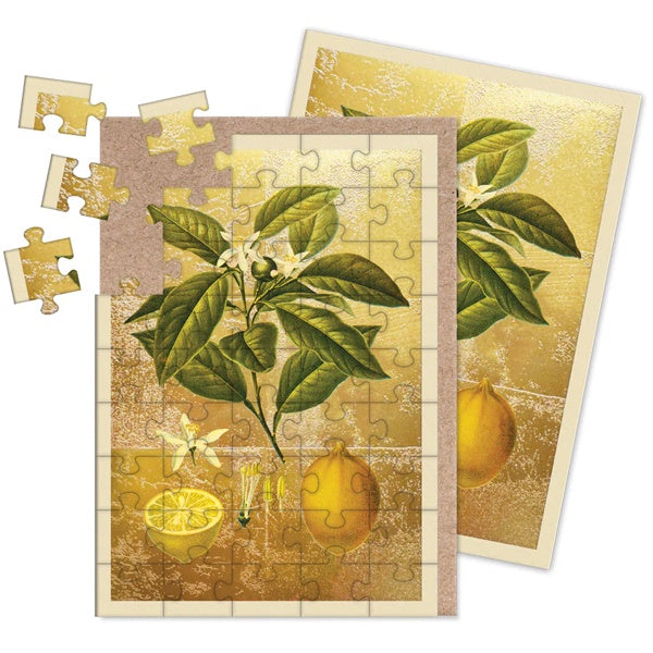 Lemons Jigsaw Greeting Card