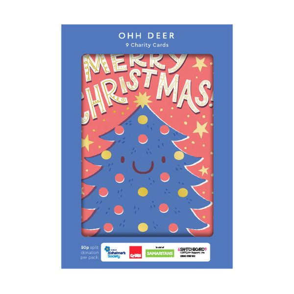 Festive Tree Charity Christmas Card Pack